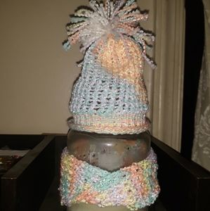 Preemie/newborn hat HeadBand and bootie set